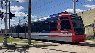 Metro Rail at McKinney Street - Houston, TX (October 19, 2023)