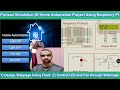 Proteus Simulation Project | Home Automation System Using Raspberry Pi | WebPage Design Using Flask