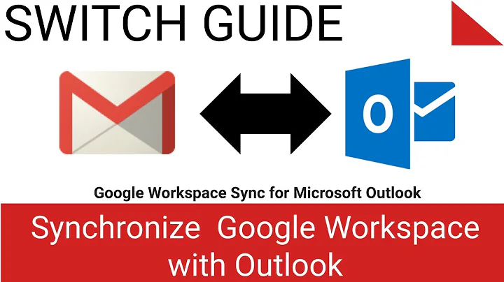 Sync Gmail Email Contacts Calendar with Outlook using Google Workspace Sync for Microsoft Outlook