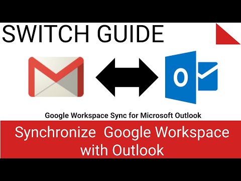 Sync Gmail Email Contacts Calendar with Outlook using Google Workspace Sync for Microsoft Outlook