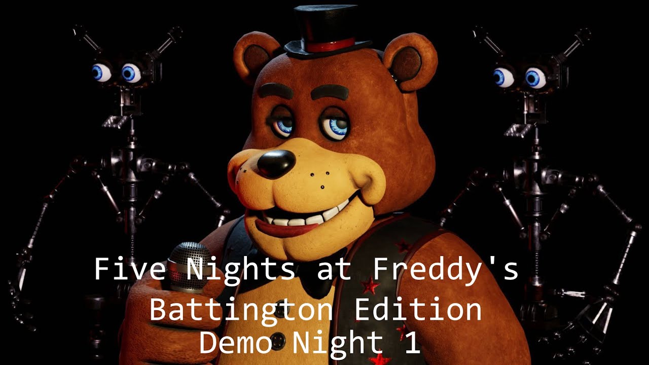 Five Night at Freddy's Battington Edition Night 1 demo YouTube