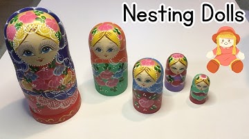 Nesting Dolls | Counting | Play and Learn | Educational Video for Kids - Pretend Learn Play