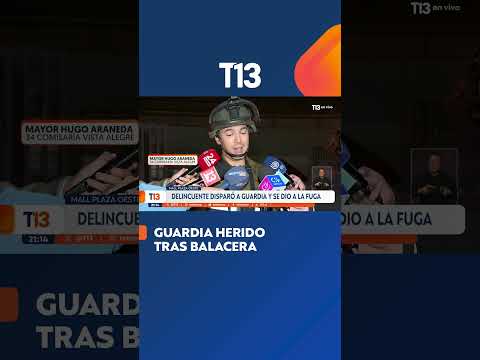Guardia de seguridad resulta herido en tiroteo en Mall Plaza Oeste