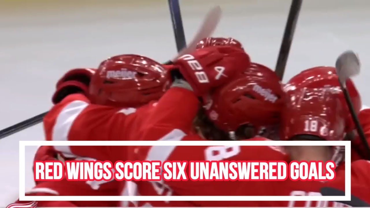 Red Wings Comeback From 4-0 Deficit Against the Blues