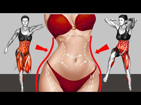 🔥Hanging Belly Fat? ✅ Try This 30-Min Standing Workout to Burn Belly Fat in 7 Days / No Jump