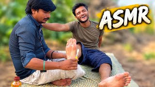 Feet Massage Outdoor : ASMR
