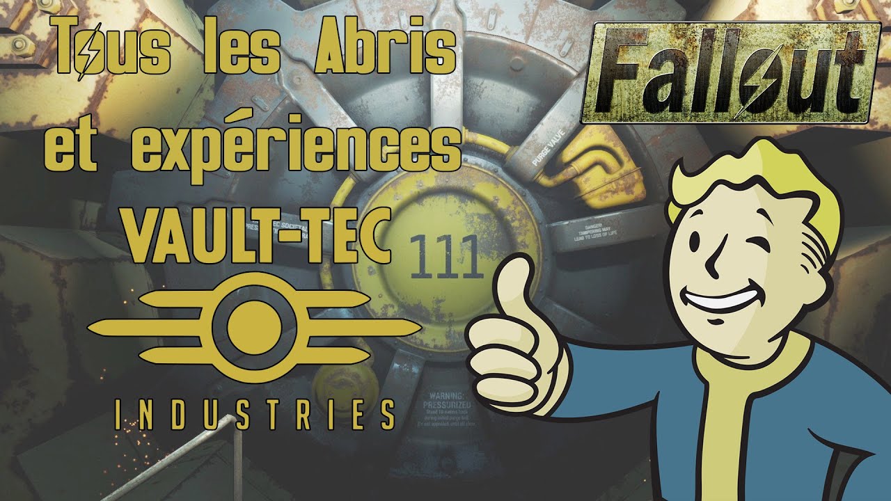 Tous les abris Vault-tec connus ! | Fallout