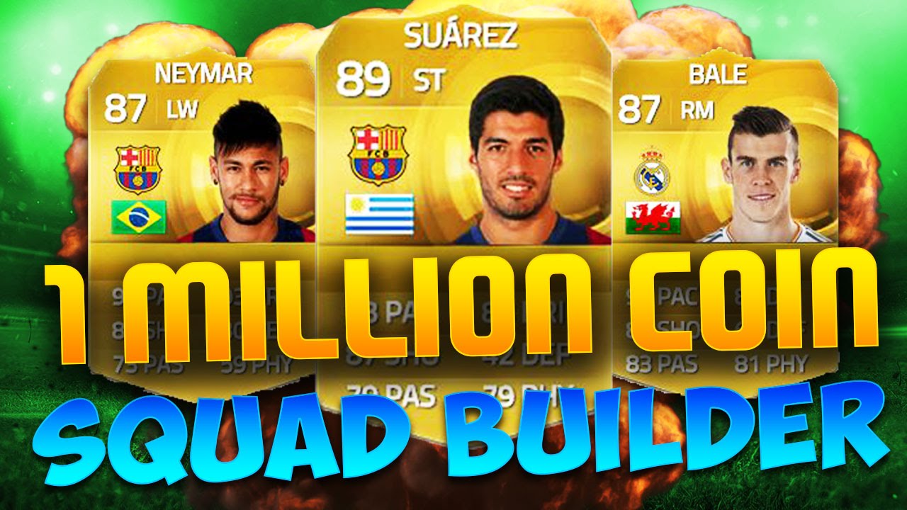 THE BEST 1 MILLION COIN TEAM!!! - INCREDIBLE DIVISION 1 FIFA 15 SQUAD BUILDER!!!