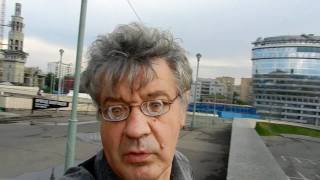 Съёмки возле Олимпийского комплекса