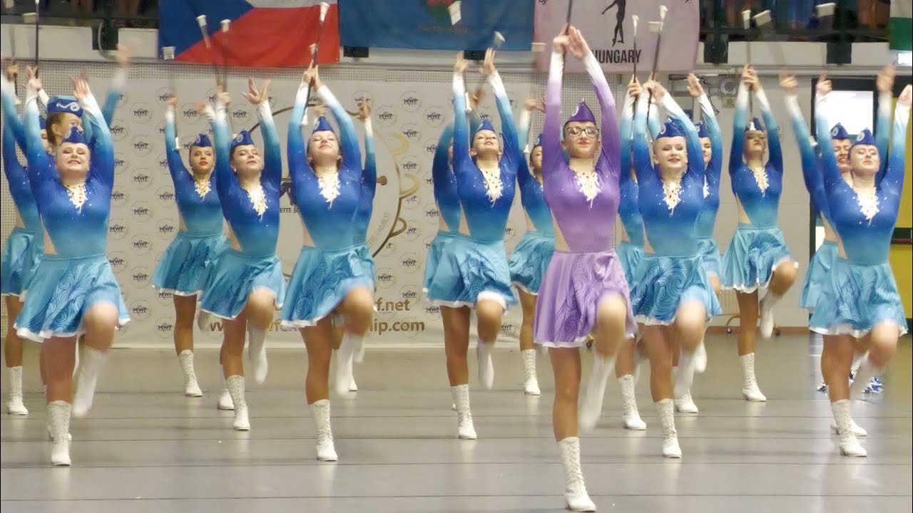 *DIRIDONKY Prešov* -defile baton juniors-XX European Majorette Championship MWF Monza 2025
