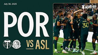 LEAGUES CUP HIGHLIGHTS |  Portland Timbers vs. Atlético de San Luis | July 30, 2025