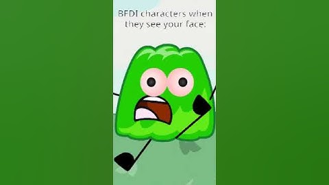 Some BFDI characters react to your face #shorts #bfdi #bfb #tpot #battlefordreamisland