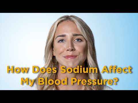 How Does A High Sodium Diet Affect Blood Pressure