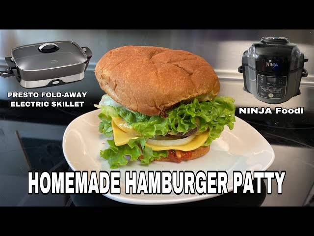 Presto Quick Burger Electric Burger Maker Press Hamburger Cooker 400 Watt  055110
