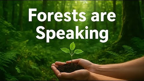 🌲 Forests Are Speaking 🌿 — A powerful reminder that nature is alive