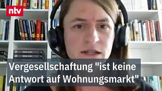 Von den Enteignungs-Plänen der Berliner Linken hält IW-Ökonomin  Schüler wenig | ntv