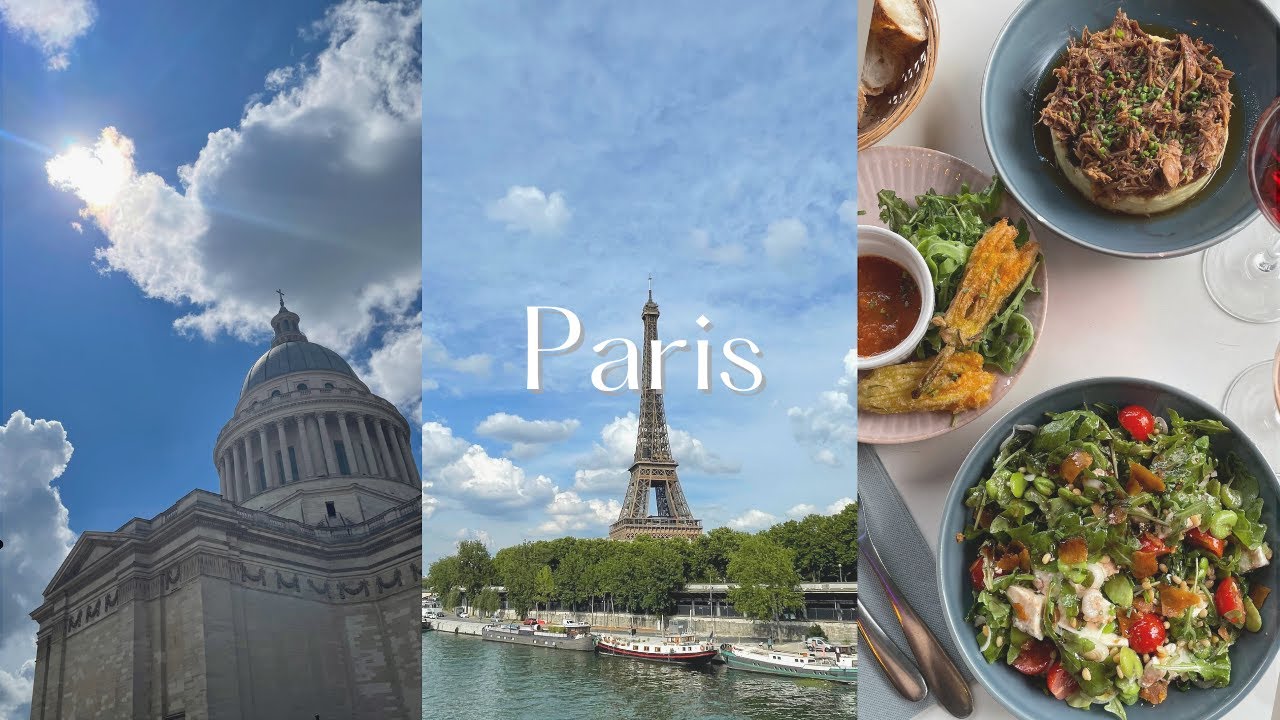 TRAVEL VLOG 法國巴黎solo trip | 逛巴黎傳統菜市場 | 孚日廣場 | 土耳其餐廳 | 拍巴黎鐵塔 | 巴黎復古圖書館