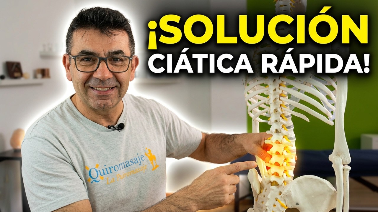Los mejores EJERCICIOS para tratar la ciática en CASA.