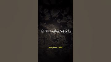 سورة مريم #قرآن #quran #ايات_قرانيه_قصيره #ترتيل #قران_كريم #قرأه #آيات #ايات_من_القران #ايات