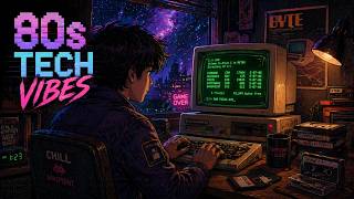 Retro Tech Synthwave Mix 💾 | 80s Computer Vibes • Coding &amp; Focus • Analog Dreams