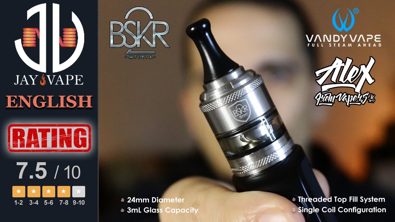 geekvape aegis solo 3 istruzioni VandyVape & Alex Vapers MD BSKR / Berserker V2 MTL RTA