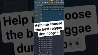 I found 5 reggae drum loops... which one has the best vibe?