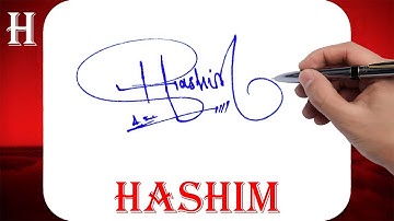 Hashim Name Signature Style - H Signature Style - Signature Style of My Name Hashim