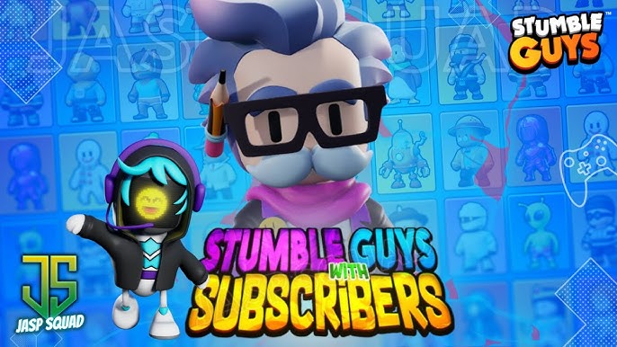 STUMBLE GUYS AO VIVO - JOGANDO COM INSCRITOS! 