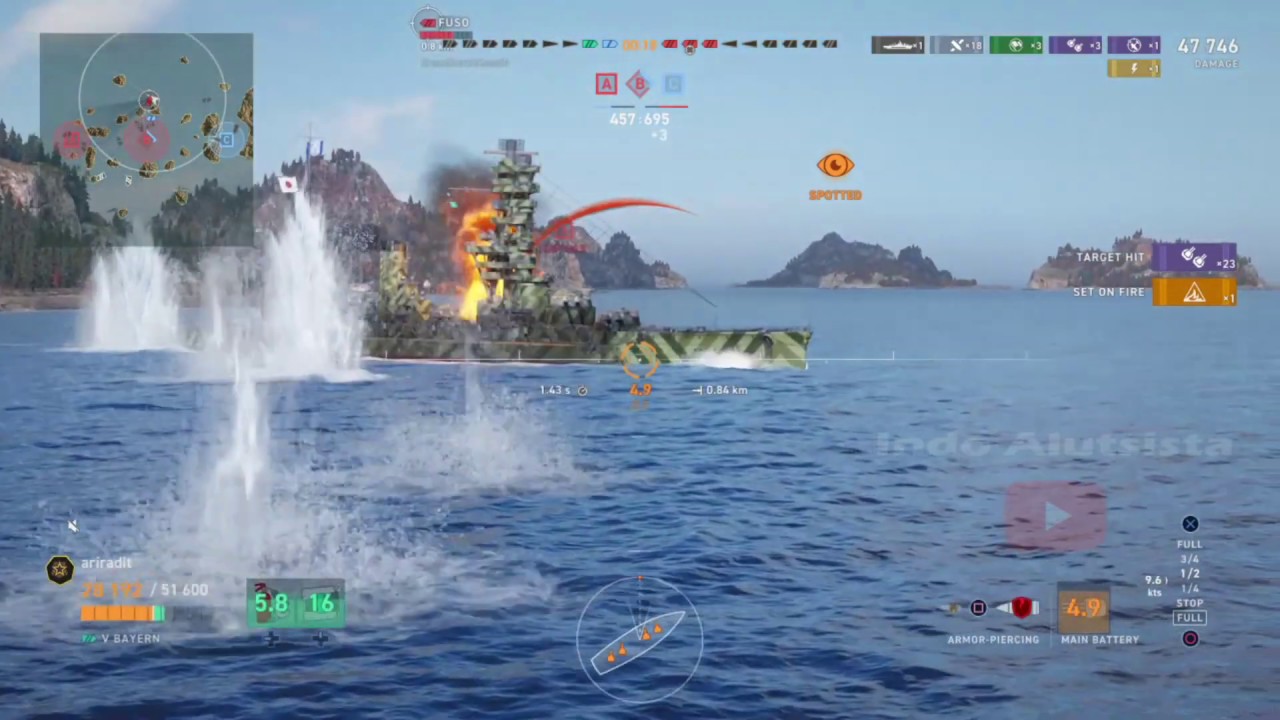 WoWs Legends - Tier V Battleships: Bayern Adu Kebo