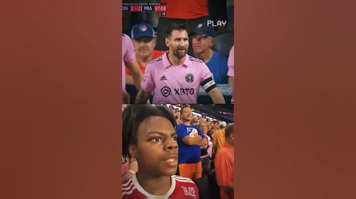 IShowSpeed Reaction to Messi's Assist 😳