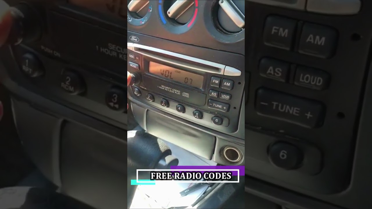 Ford Mustang Car Radio Code Unlock 