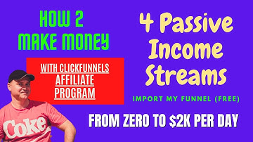 How to make money with Clickfunnels affiliate program and passive income funnel