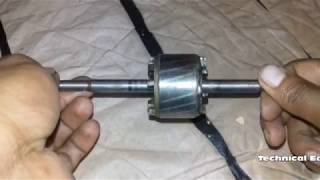 replace bushes and shaft in motor 