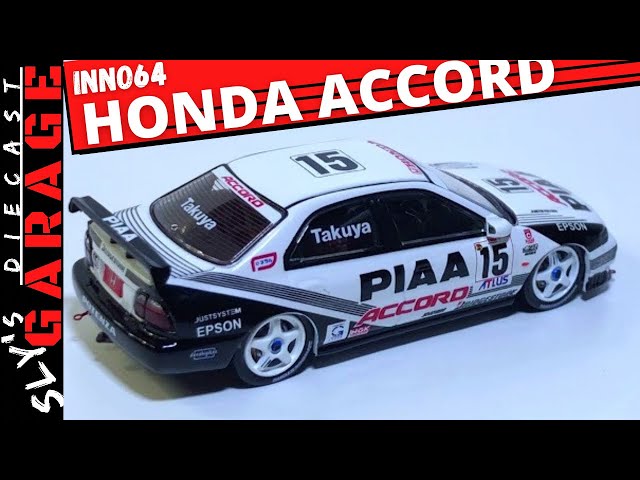 Inno64 Honda Accord PIAA 1996 JTCC | 1/64 Diecast Cars Unboxing