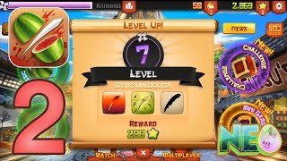 Fruit Ninja: Gameplay Walkthrough Part 2 - Reach Level 8! (iOS, Android) screenshot 5