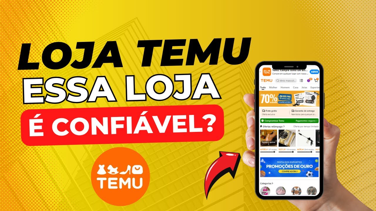 TEMU É CONFIÁVEL? LOJA TEMU BRASIL É SEGURA? - YouTube