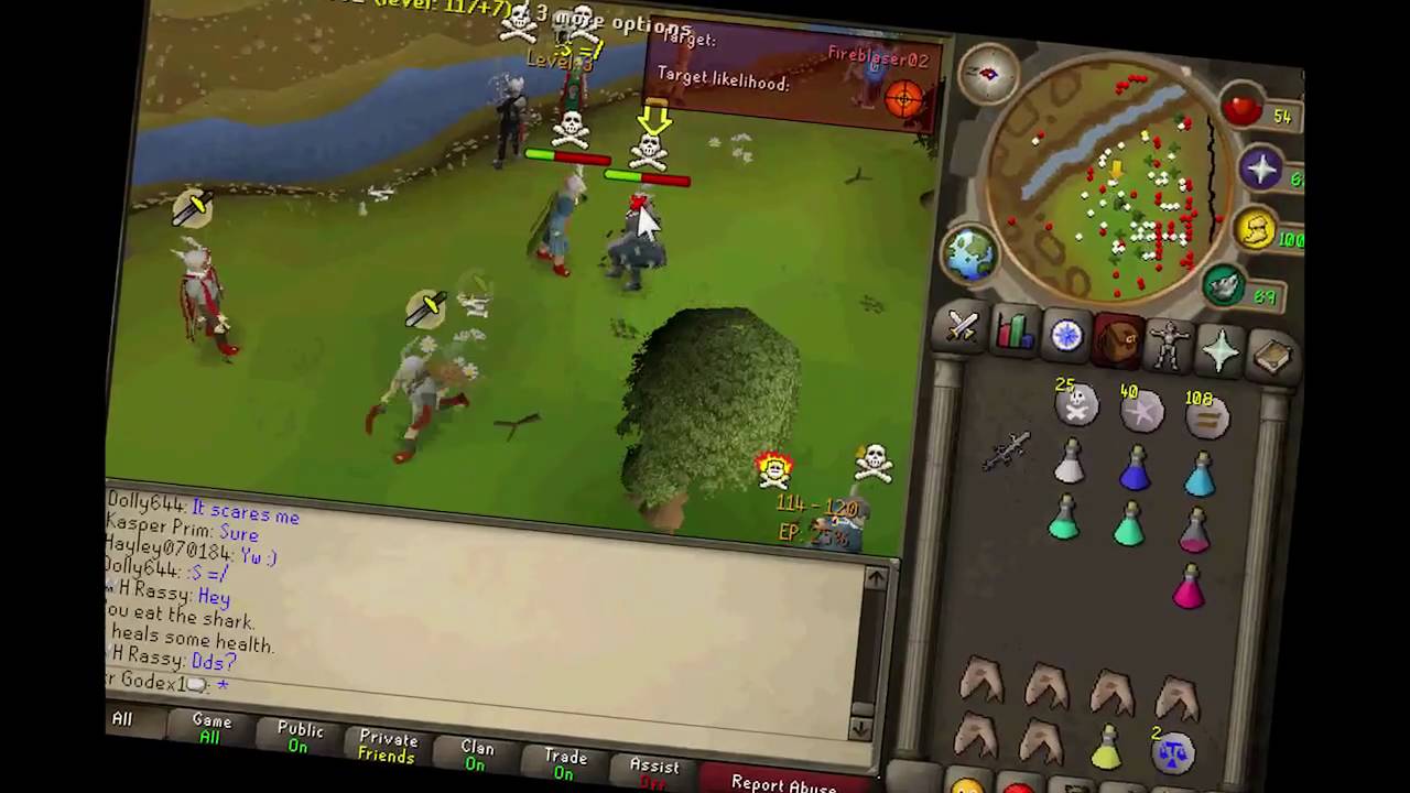 Bounty Hunter and PvP Vid 3  str godex1  statius/vesta/ags/claws  Maxed !  Insane risk!