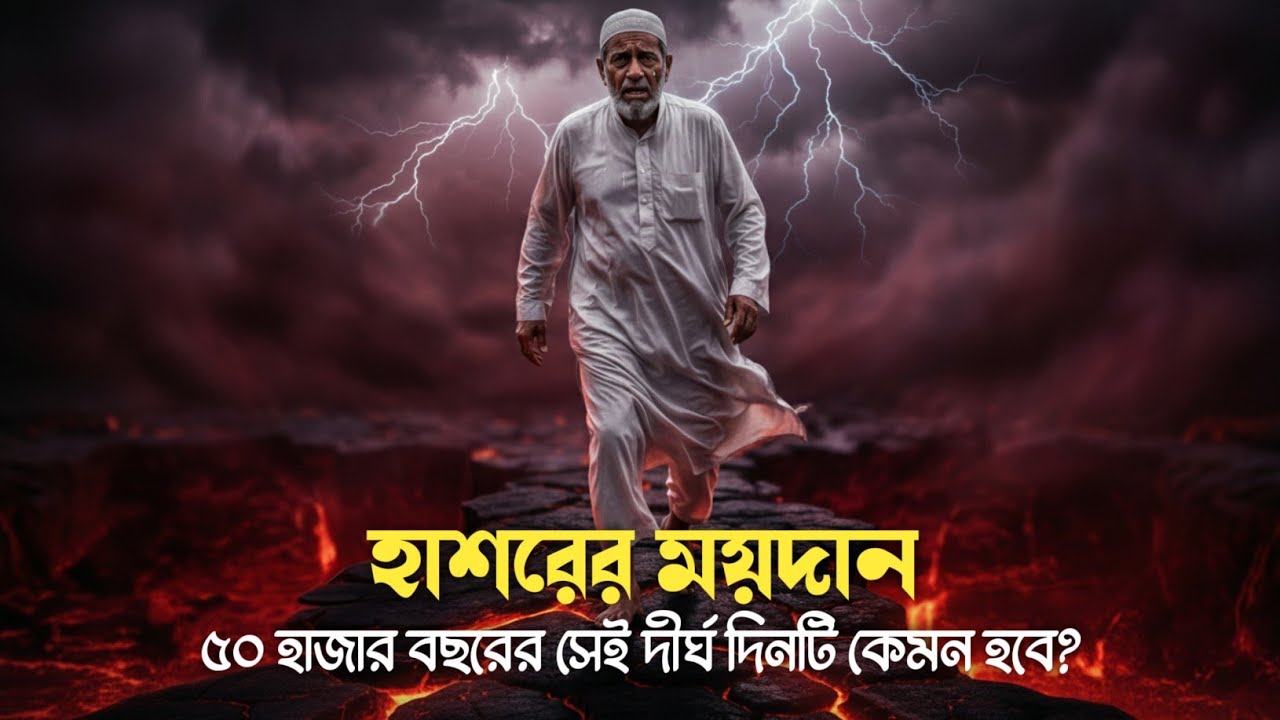 হাশরের ময়দান ৫০ হাজার বছরের সেই দীর্ঘ দিনটি কেমন হবে?