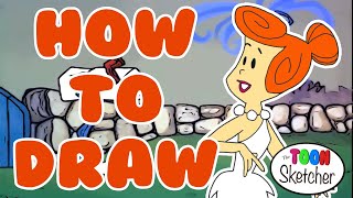 How to Draw Wilma Flintstone from "The Flintstones" screenshot 3