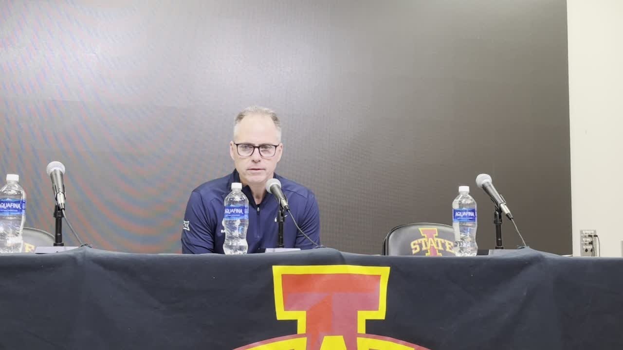 Mark Kellogg postgame press conference Iowa State | West Virginia basketball