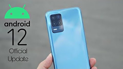 Realme 8 5G Android 12 Official Update