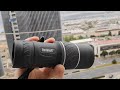 Monocular 16 x 52 HD - Unboxing & Outdoor Test