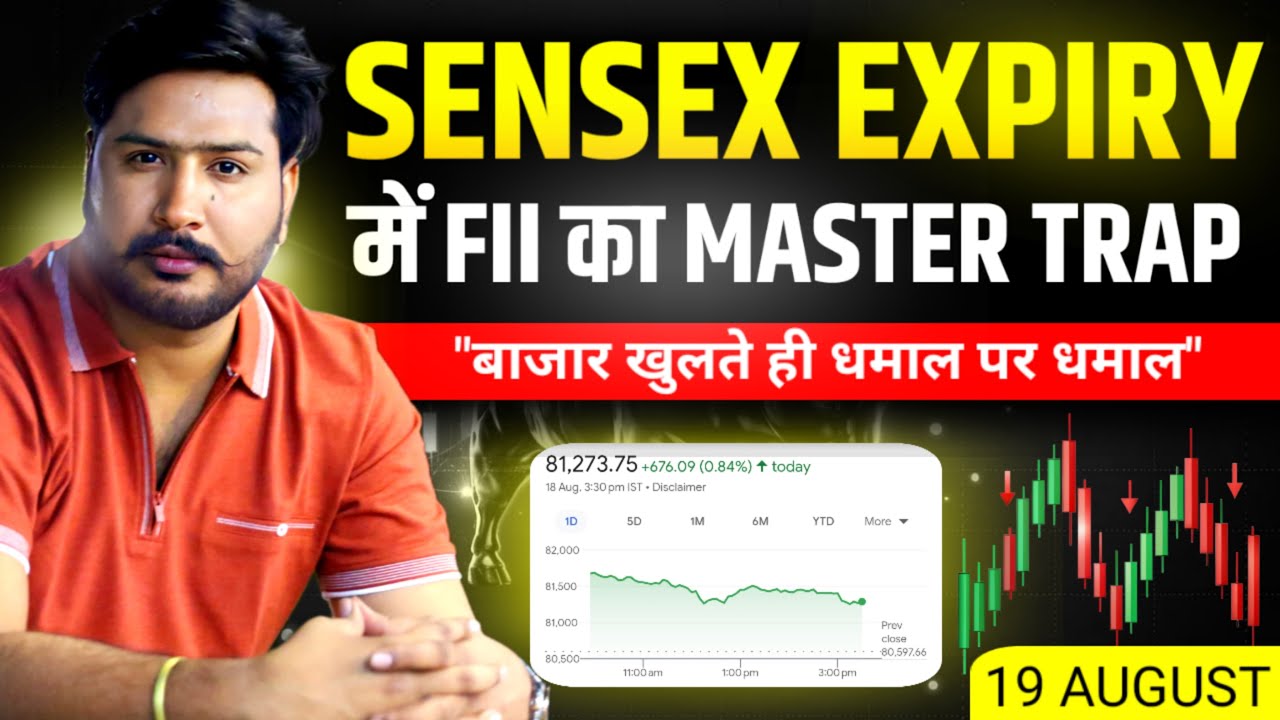 Sensex Expiry and Nifty / Bank Nifty Analysis for Tuesday | 19 August 25 | Nifty Tomorrow 