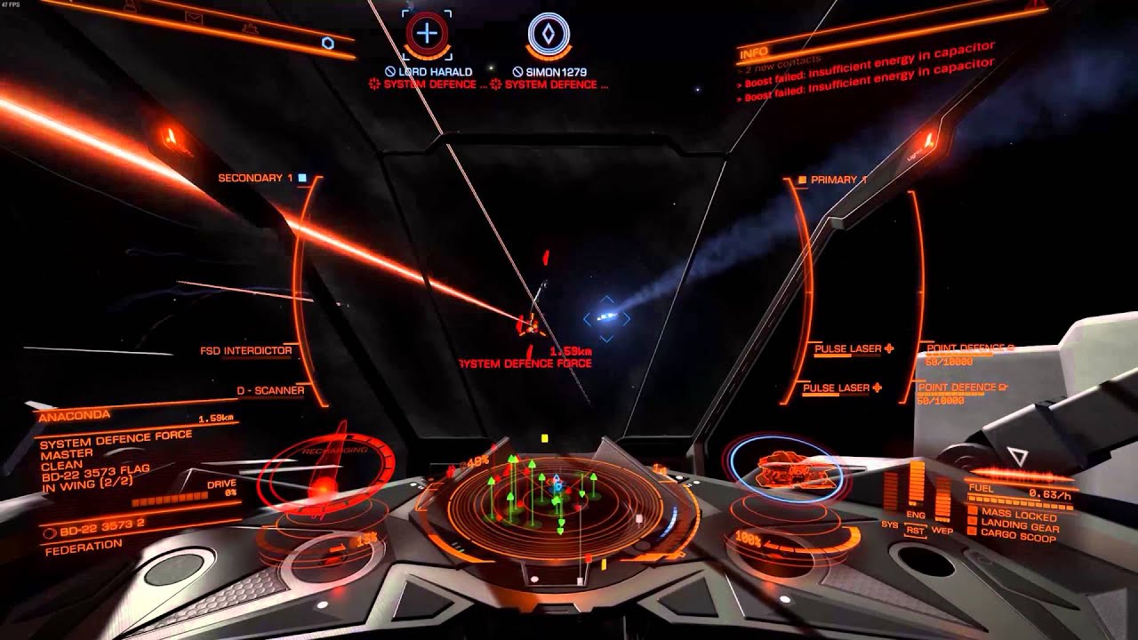 Elite Dangerous Conflict Zone High Intensity in Wing PC ITA YouTube