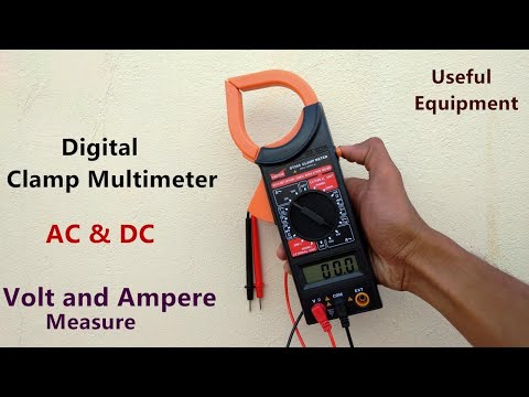 How to Use the Digital Clamp Multi-meter for AC and DC | Useful Equipment | POWER