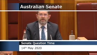 Senate Question Time - 14 May 2020