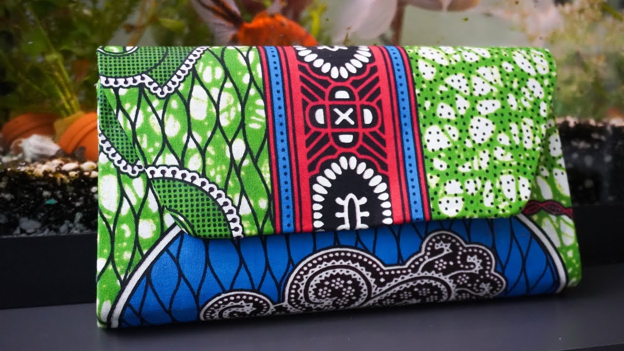HOW I COVERED THIS PURSE WITH ANKARA FABRIC