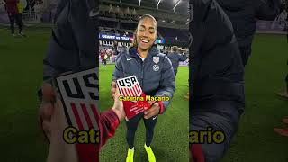 Which USWNT Stars Are Actually Nice... and Who's Rude? #MallorySwanson #CatarinaMacario #EmilyFox Net Worth