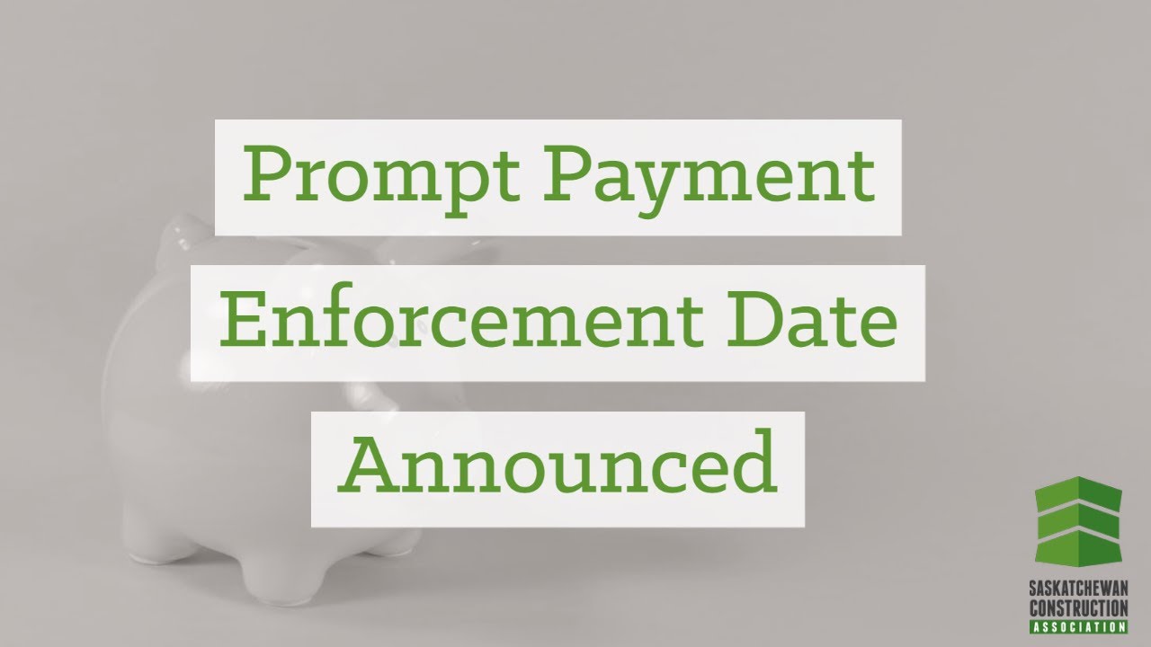 Prompt Payment Enforcement Announcement