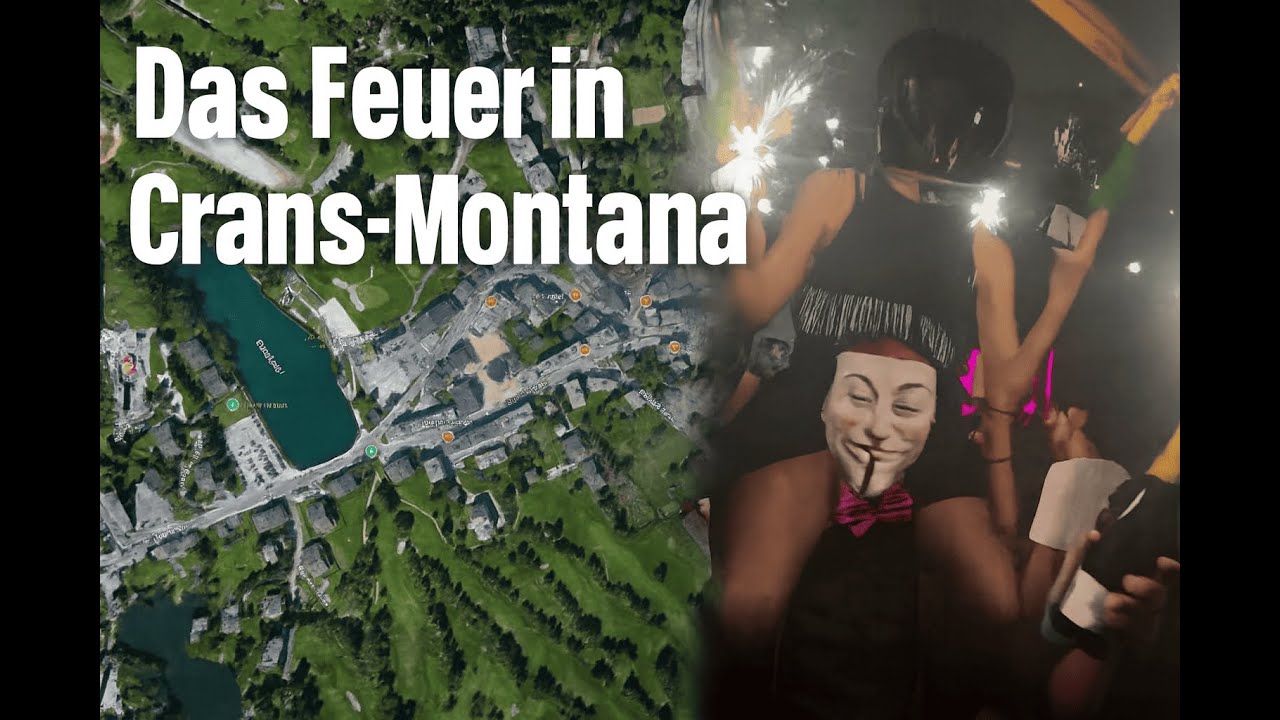 Die Brandkatastrophe von Crans-Montana am Morgen des 01.01.2026 im Kanton Wallis